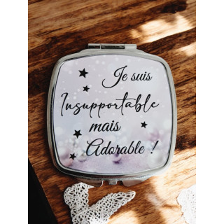 Miroir de poche personnalisé
