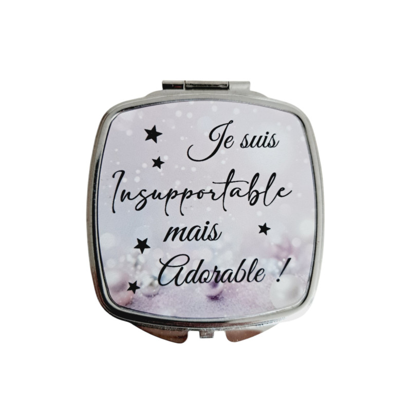 Miroir de poche personnalisé