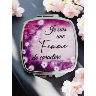 Miroir de poche personnalisé