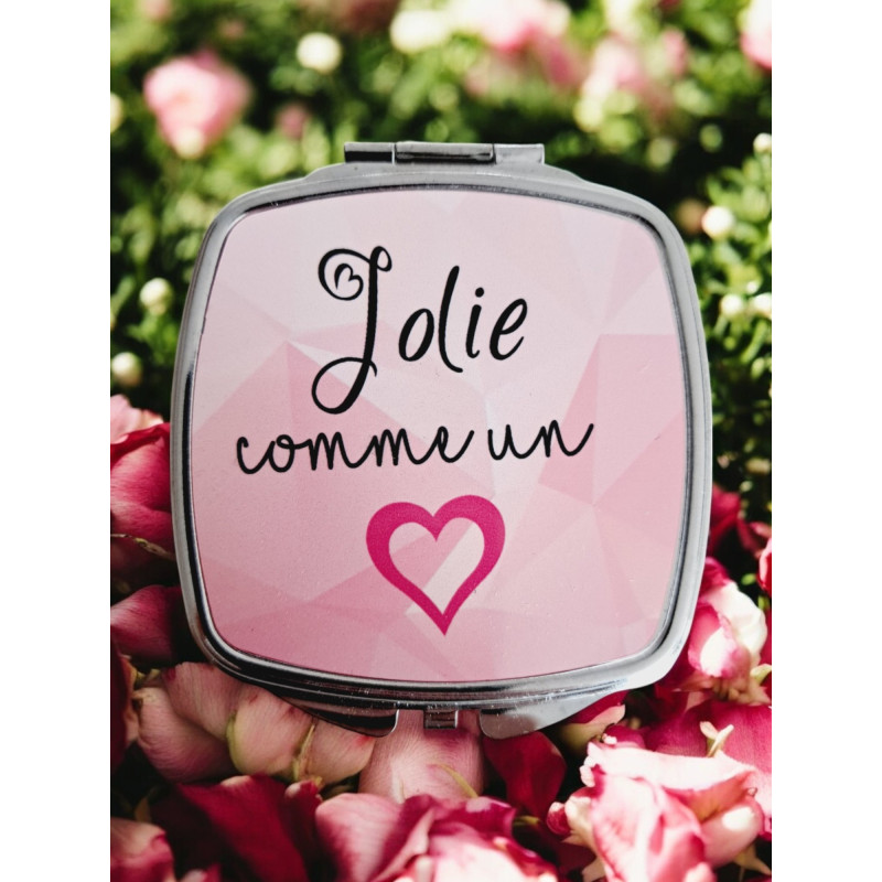 Miroir de poche personnalisé