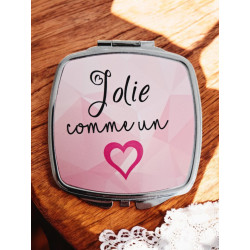 Miroir de poche personnalisé