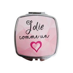 Miroir de poche personnalisé