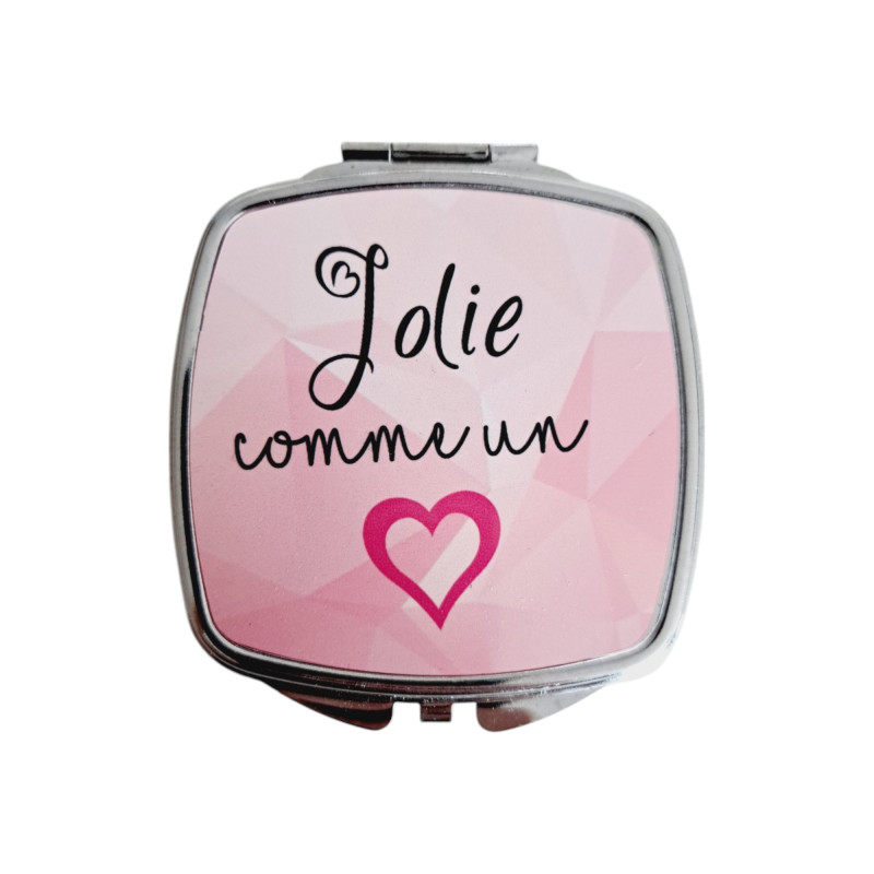 Miroir de poche personnalisé