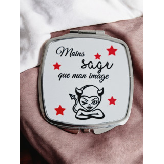 Miroir de poche personnalisé