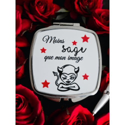 Miroir de poche personnalisé