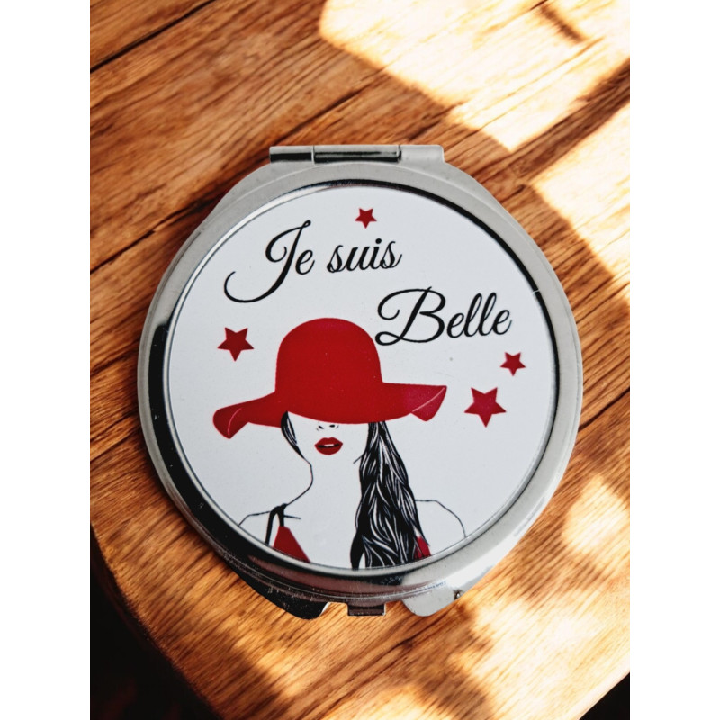 Miroir de poche personnalisé
