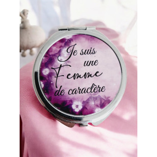 Miroir de poche personnalisé