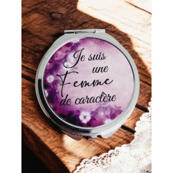 Miroir de poche personnalisé