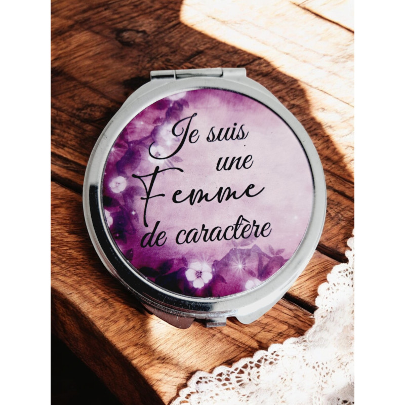 Miroir de poche personnalisé