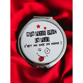 Miroir de poche personnalisé