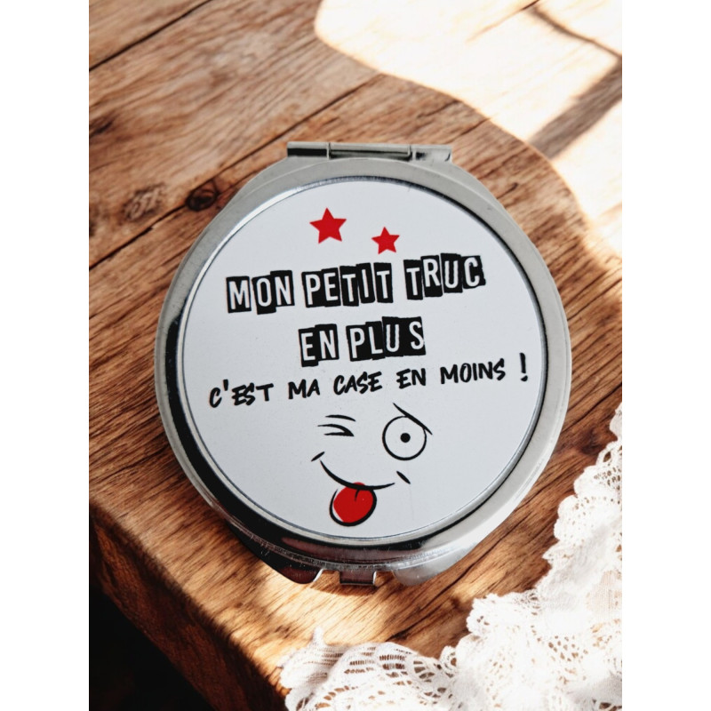 Miroir de poche personnalisé