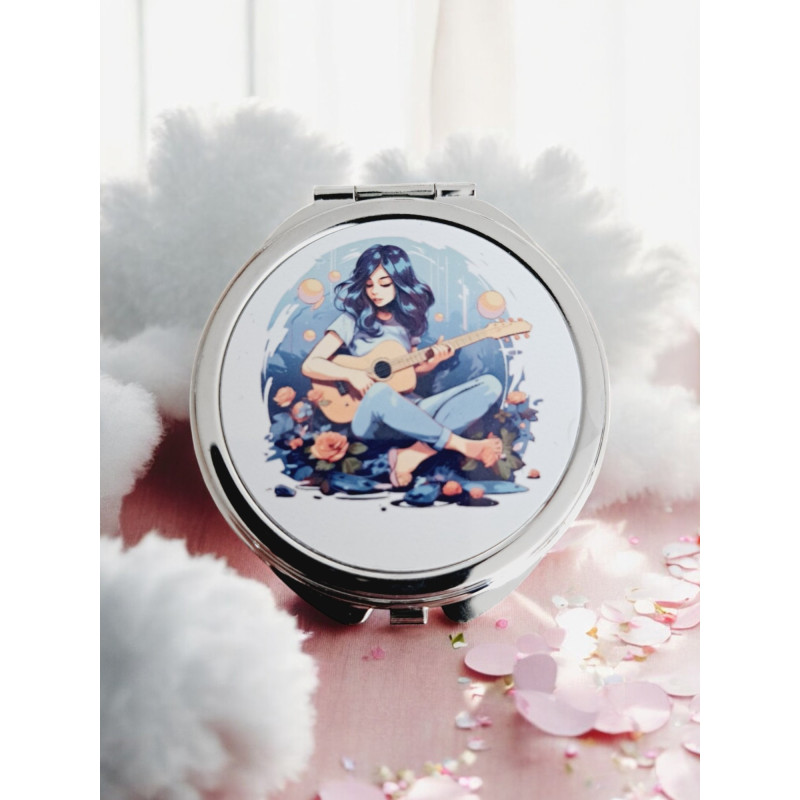 Miroir de poche personnalisé