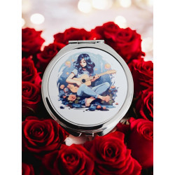 Miroir de poche personnalisé