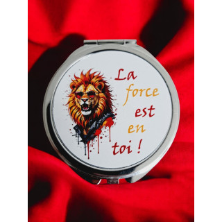 Miroir de poche personnalisé