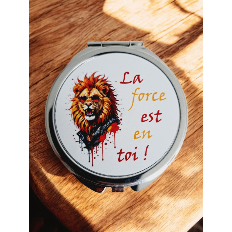 Miroir de poche personnalisé