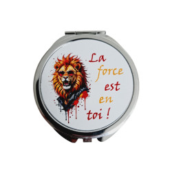 Miroir de poche personnalisé