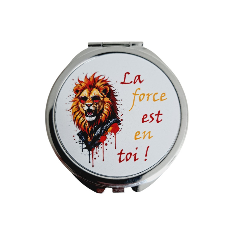 Miroir de poche personnalisé