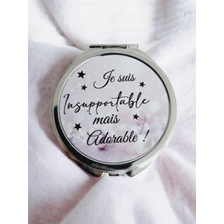 Miroir de poche personnalisé