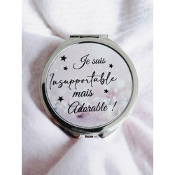 Miroir de poche personnalisé
