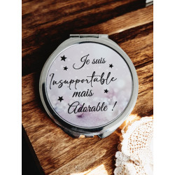 Miroir de poche personnalisé