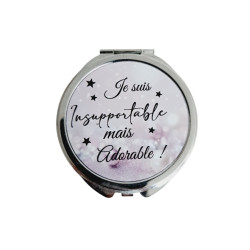 Miroir de poche personnalisé