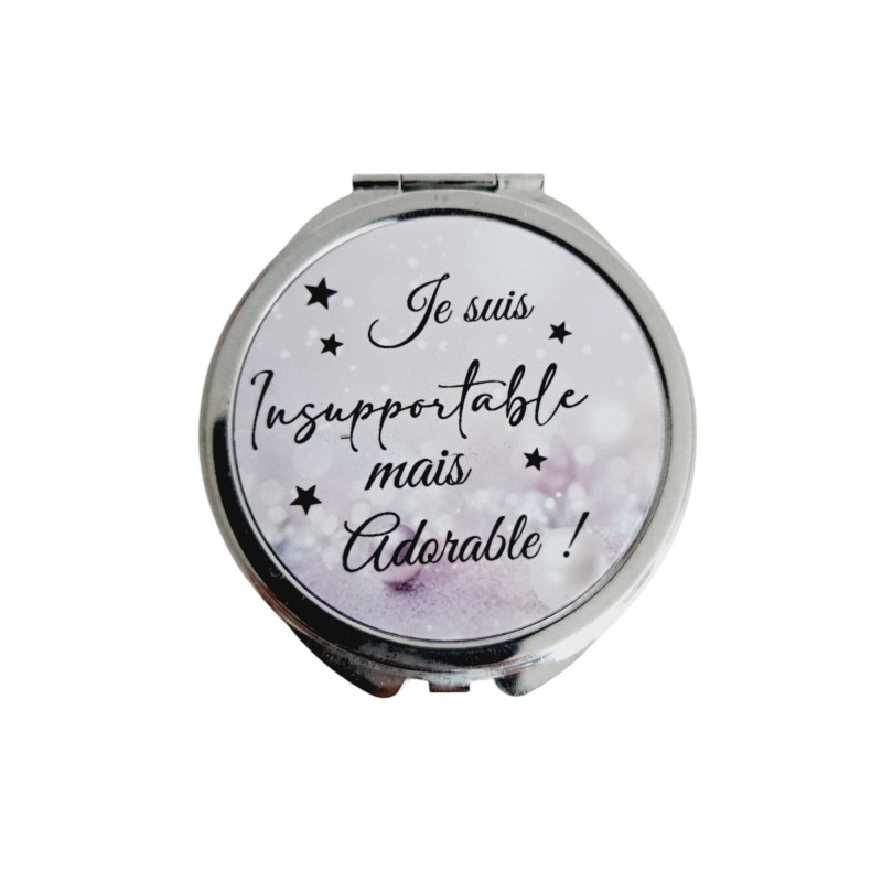 Miroir de poche personnalisé