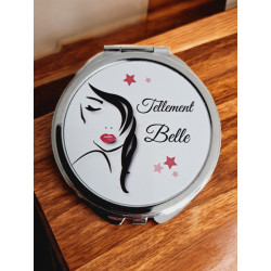 Miroir de poche personnalisé