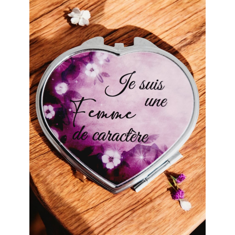 Miroir de poche personnalisé