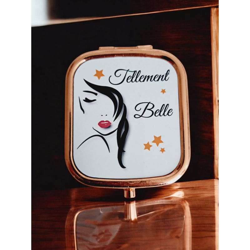 Miroir de poche personnalisé