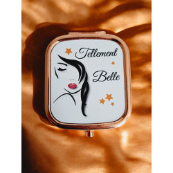 Miroir de poche personnalisé