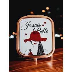 Miroir de poche personnalisé