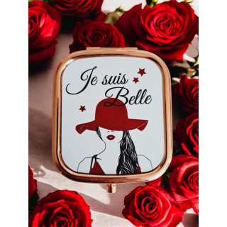 Miroir de poche personnalisé