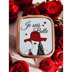 Miroir de poche personnalisé