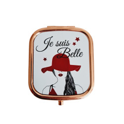 Miroir de poche personnalisé