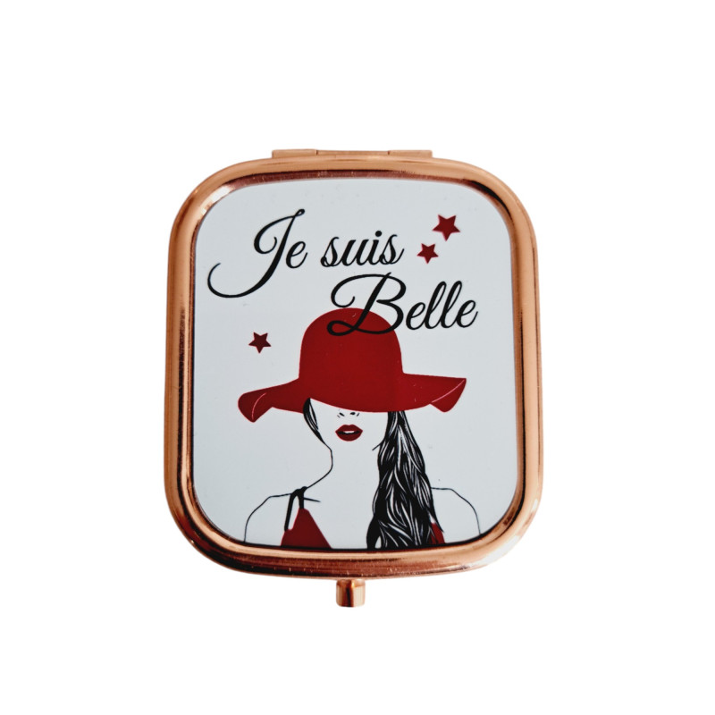 Miroir de poche personnalisé