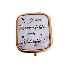 Miroir de poche personnalisé