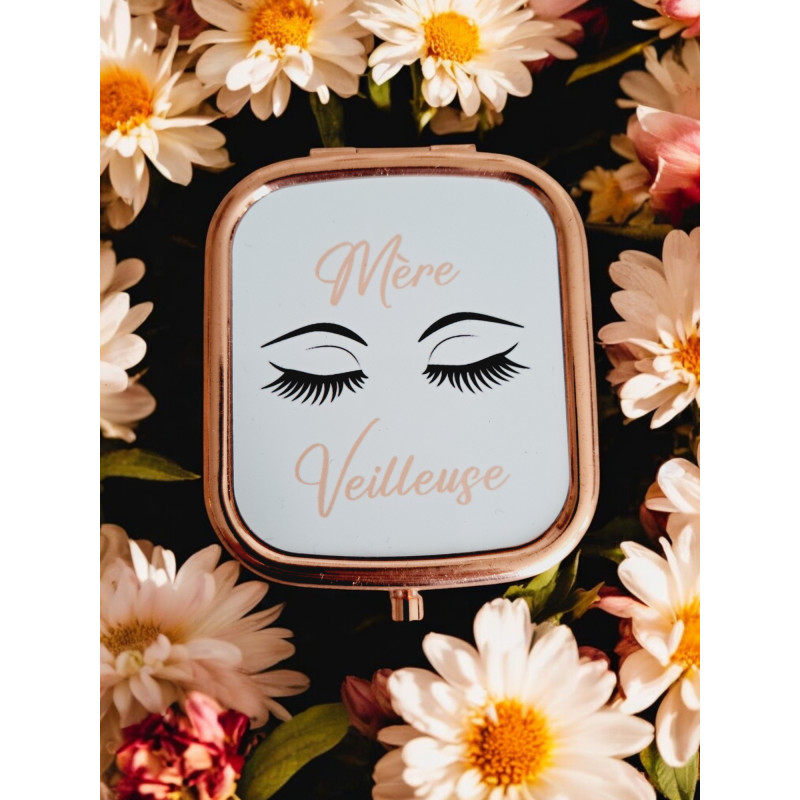 Miroir de poche personnalisé
