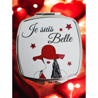 Miroir de poche personnalisé