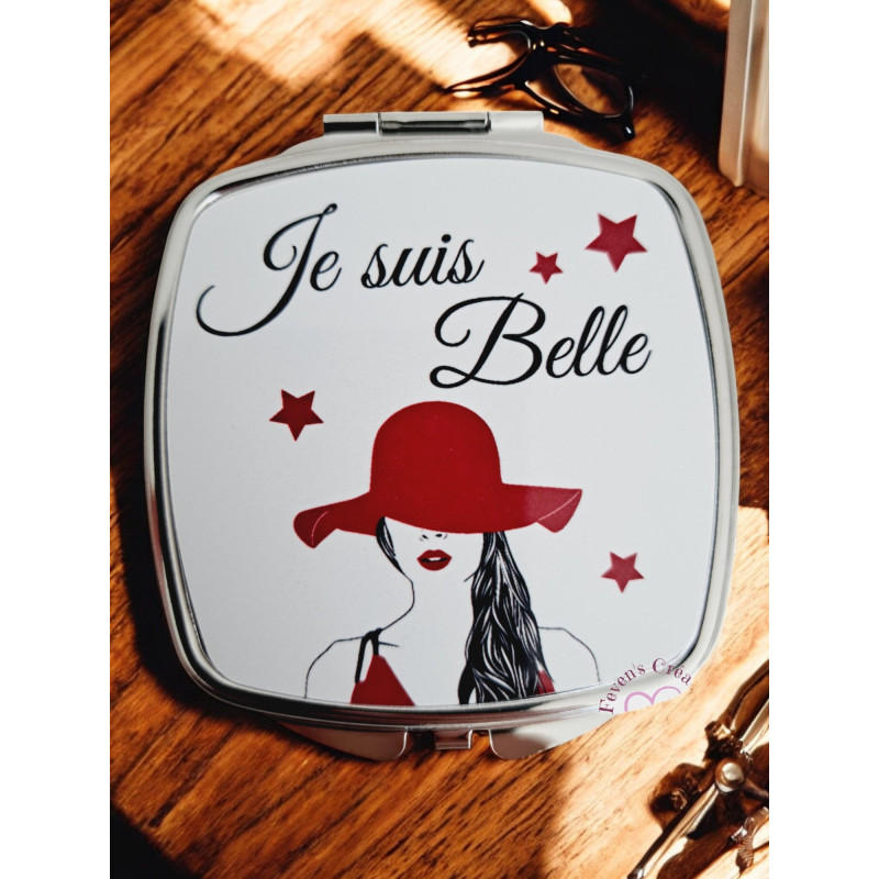 Miroir de poche personnalisé