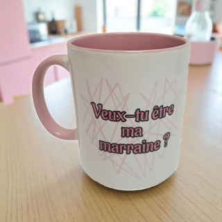 Mug "Ma marraine elle est vraiment trop chouette"