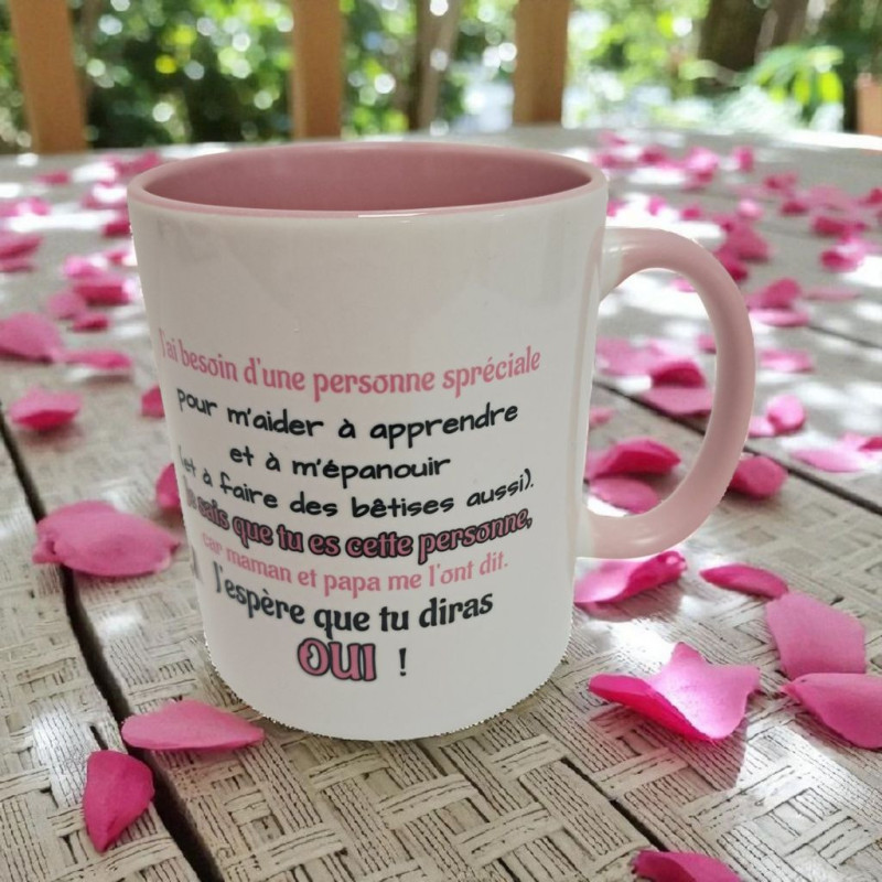 Mug "Ma marraine elle est vraiment trop chouette"