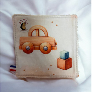 Lingette enfant en tissu & éponge