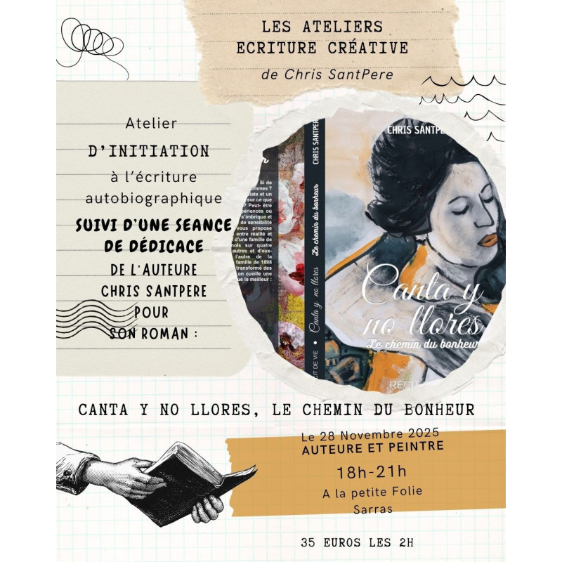 Livre "Canta y no llores - Le chemin du bonheur" Chris SANTPERE