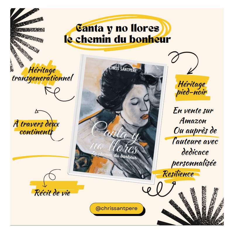 Livre "Canta y no llores - Le chemin du bonheur" Chris SANTPERE