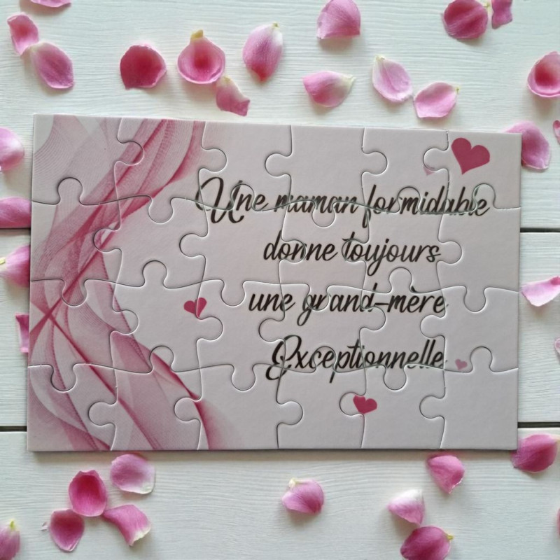 Annonce Grossesse - Puzzle
