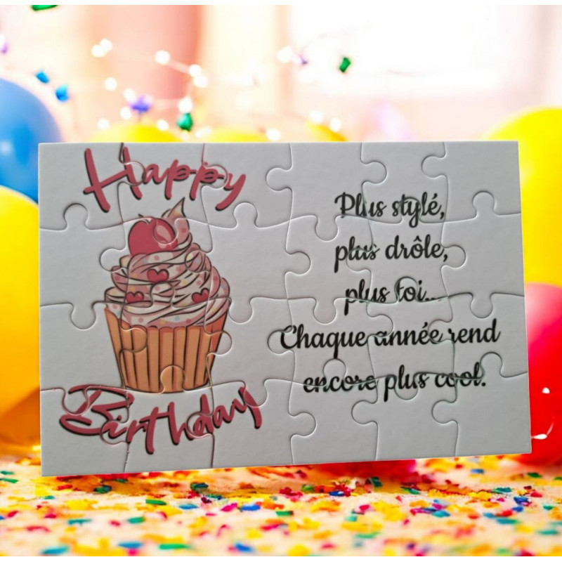 Puzzle Joyeux anniversaire