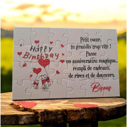 Puzzle Joyeux anniversaire