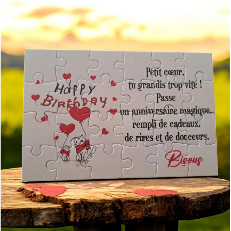 Puzzle Joyeux anniversaire