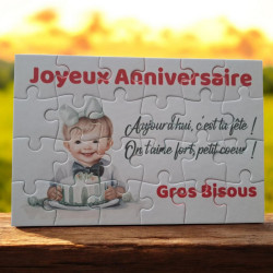 Puzzle Joyeux anniversaire