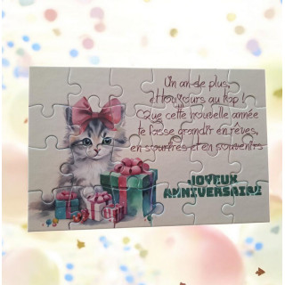 Puzzle Joyeux anniversaire